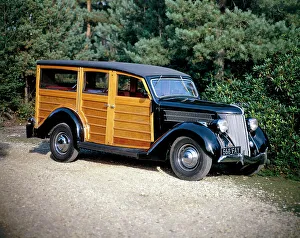 Panelling Prints: 1936 Ford V8 Woody model 68 Utility car