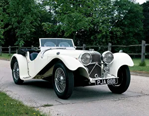 Two Seater Prints: 1936 Jaguar SS100