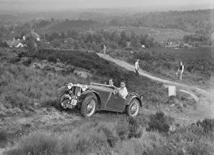 Lawrence Cup Trial Prints: 1936 MG PB of R Green taking part in the NWLMC Lawrence Cup Trial