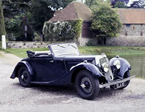 1937 Aston Martin 2 litre Abbott body. Creator: Unknown