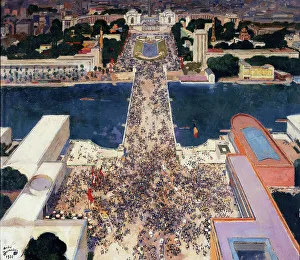 Andre Victor Edouard 1867 1943 Prints: The 1937 International Exhibition in Paris