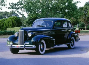 Saloon Prints: 1937 La Salle V8. Creator: Unknown