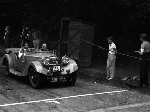 Torbay Prints: 1937 Riley Lynx on Torquay rally driven by M.G.Shorey