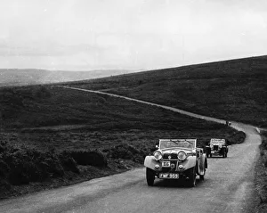 Torbay Prints: 1937 Riley Lynx on Torquay rally driven by M.G.Shorey