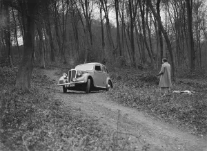 Chilterns Prints: 1937 Standard Twelve at the Standard Car Owners Club Southern Counties Trial, 1938