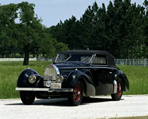 Bugatti Prints: 1938 Bugatti 57 Cabriolet