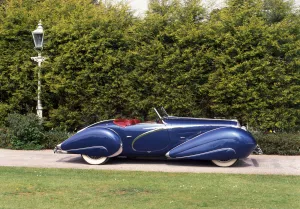 1938 Delahaye 135 Figoni & Falaschi coachwork. Creator: Unknown
