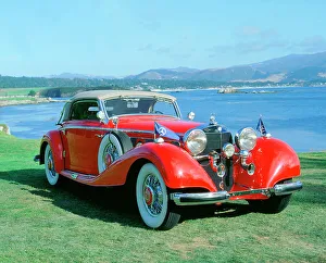Pebble Beach Prints: 1938 Mercedes Benz 540K Sindelfinger Cabriolet