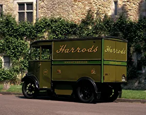 Department Store Prints: A 1939 Harrod's one ton electric delivery van
