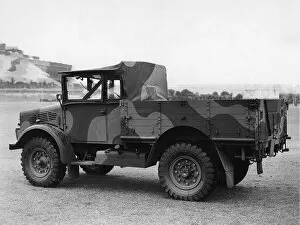 Camouflaged Collection: 1942 Bedford MWD war model. Creator: Unknown