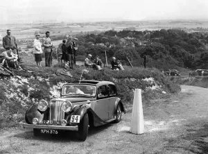 1954 Prints: 1946 Jaguar 1. 5 litre on the 1954 Eastbourne Rally. Creator: Unknown