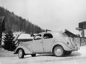 Ford Prints: 1947 Ford V8 Pilot. Creator: Unknown