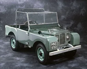 Landrover Prints: 1947 Land Rover Series 1. Creator: Unknown