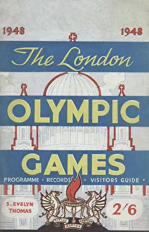 Front Cover Prints: The 1948 London Olympic Games - front cover, 1948. Creator: Unknown