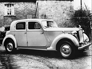 Rover Prints: 1949 Rover 75 P3 Sports saloon. Creator: Unknown