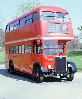 Two Decker Prints: 1950 AEC RT double decker London bus