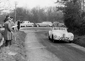 Officials Collection: 1950 Aston Martin DB1 on 1955 Little Rally. Creator: Unknown