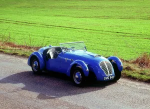 Country Lane Prints: 1950 Healey Silverstone