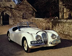 Beaulieu Collection: 1950 Jaguar XK120. Creator: Unknown