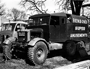 Lorry Prints: 1950 Scammell Challenger truck