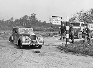 1952 Alvis TA21 on 1954 L. M. C. Little Rally. Creator: Unknown
