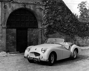 Models Prints: 1953 Triumph TR2 ( B. M. I. H. T. ). Creator: Unknown