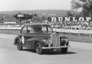 Goodwood Prints: 1953 Wolseley 6-80 at Goodwood. Creator: Unknown