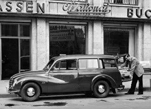 1954 Prints: 1954 DKW Universal estate car. Creator: Unknown
