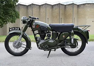 1954 Matchless G3 LS Auxiliary Fire Service motorcycle. Creator: Unknown