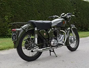 1954 Matchless G3 LS Auxiliary Fire Service motorcycle. Creator: Unknown