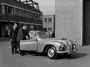1955 Daimler Conquest Roadster by Hooper used in Norman Wisdom film Up in the World