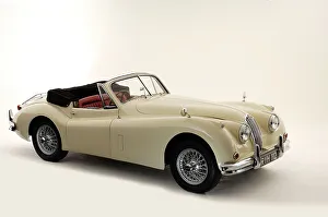 Jaguar Prints: 1955 Jaguar XK140