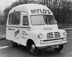 Commercial Vehicles Prints: 1956 Bedford CA ice cream van. Creator: Unknown