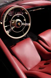 Replica Prints: 1956 Porsche Spyder - James Dean replica. Artist: Simon Clay