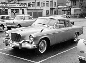 Car Park Prints: 1956 Studebaker Silver Hawk. Creator: Unknown