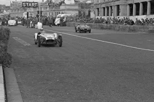 1957 Prints: 1957 Lotus Seven, Edward Lewis Brighton Speed Trials 7. 9. 57. Creator: Unknown