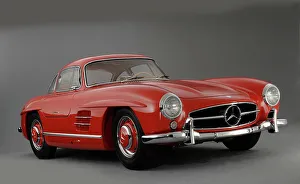 1957 Prints: 1957 Mercedes Benz 300 SL Gullwing