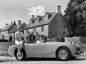 Fifties Collection: 1958 Austin - Healey Frogeye Sprite. Creator: Unknown