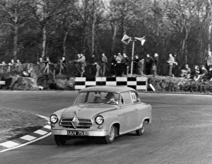 1959 Borgward, Bill Blydenstein at Brands Hatch. Creator: Unknown 1959 Borgward, Bill Blydenstein at Brands Hatch. Creator: Unknown