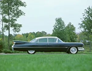 White Roof Prints: 1959 Cadillac 60s
