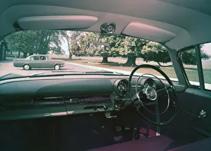 Vauxhall Prints: 1959 Vauxhall Cresta PA interior. Creator: Unknown