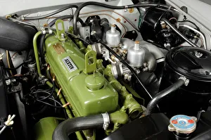 Two Tone Prints: 1960 Austin Westminster A99 engine bay