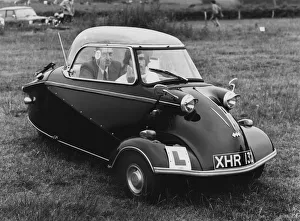 1960 Prints: 1960 Messerschmitt KR200 with L-plate. Creator: Unknown