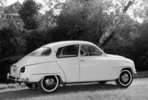 Saloon Prints: 1960 Saab 96. Creator: Unknown