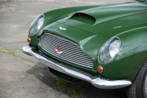 1961 Aston Martin DB4 GT previously owned by Donald Campbell. Creator: Unknown