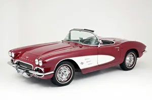 Corvette Prints: 1961 Chevrolet Corvette C1 Convertible