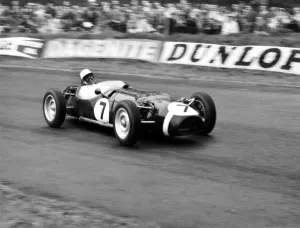 1961 Ferguson P99, Stirling Moss at Oulton Park. Creator: Unknown 1961 Ferguson P99, Stirling Moss at Oulton Park. Creator: Unknown