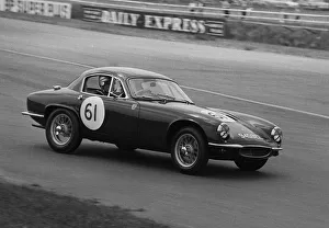 1961 Lotus Elite, Wetherill, at Silverstone. Creator: Unknown 1961 Lotus Elite, Wetherill, at Silverstone. Creator: Unknown