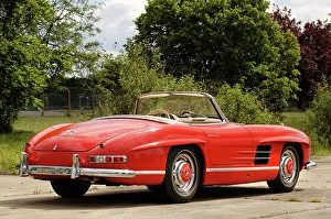 1961 Prints: 1961 Mercedes Benz 300SL