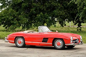 1961 Prints: 1961 Mercedes Benz 300SL